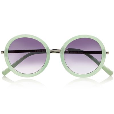Girls mint green sunglasses